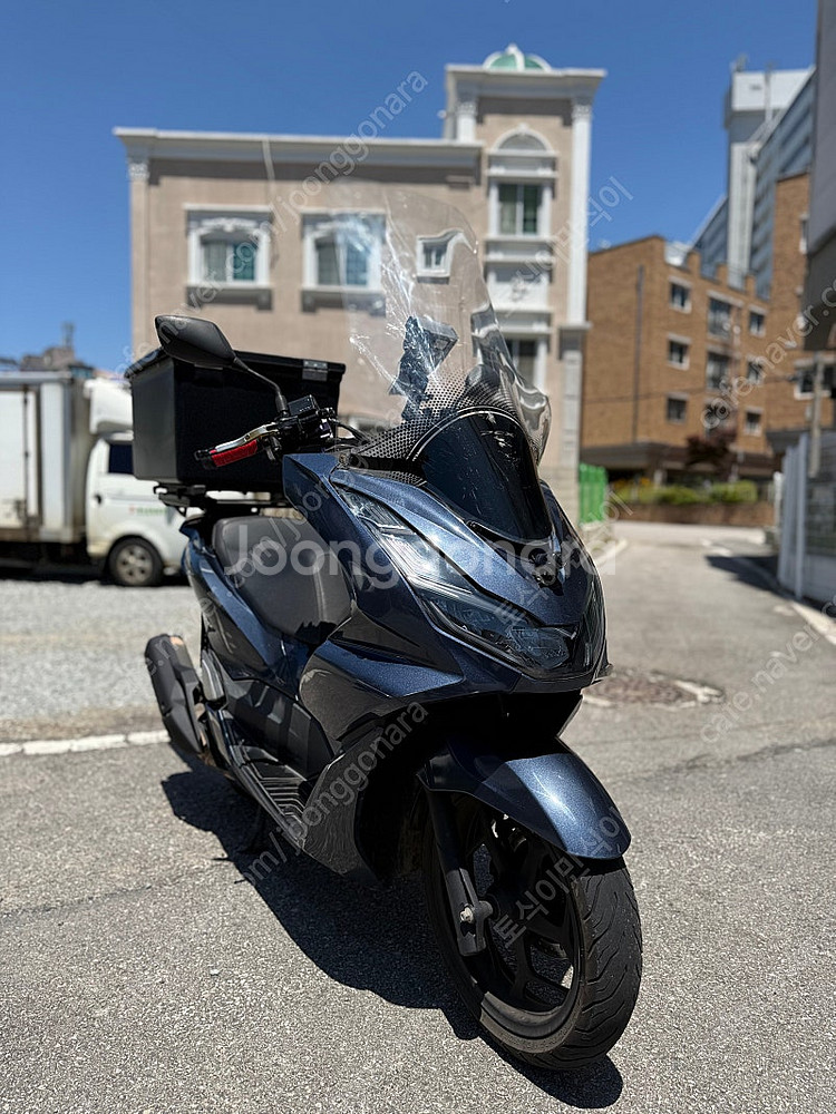 혼다 PCX125 ABS 22년 블루 배달대행 블랙박스--0