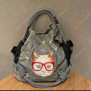 일본 에코백 자수 가방 숄더백