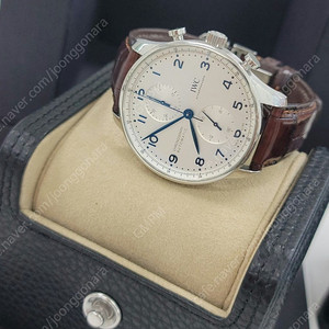 IWC 포르투기저 크로노그래프 블루핸즈