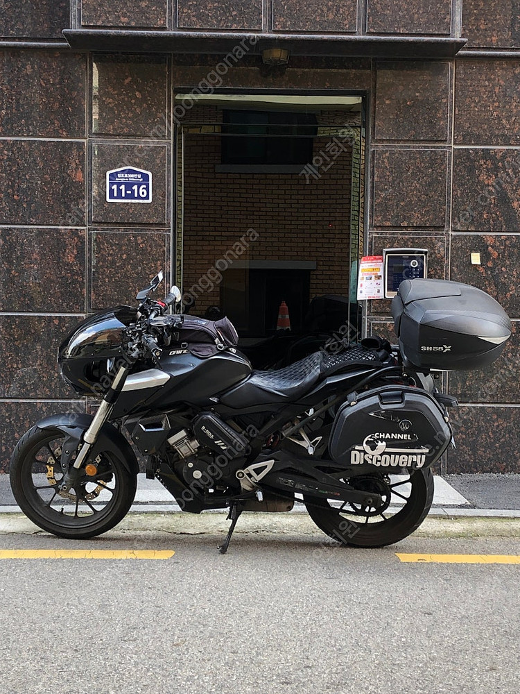 cB125r 샤드59x 플래티 포함, 베런 사이드박스 이미지