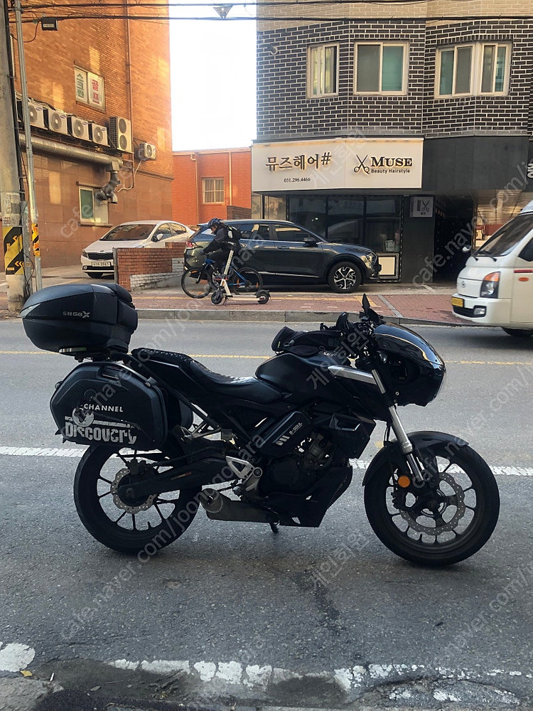 cB125r 샤드59x 플래티 포함, 베런 사이드박스 이미지