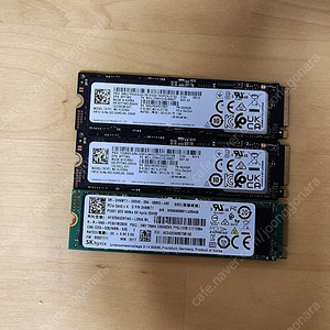 NVME M.2 SSD 256GB 3개 개당2만 컨디션 매우 좋습니다.