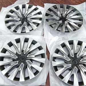 테슬라 모델3 하이랜드 2023-2025 용 4PCS 휠 커버 디자인 18 인치 Hubcaps 터빈 스타일 허브 캡 교체