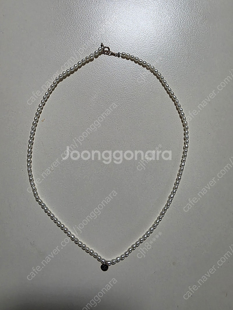 14K 진주 목걸이 판매합니다.--0