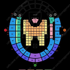 블랙핑크 블핑 콘서트 7/6 (일) 3층 중앙구역 연석