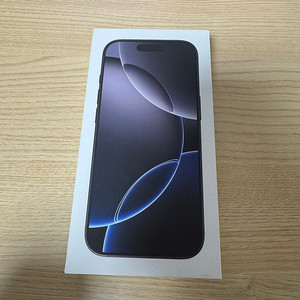 아이폰16 Pro 256GB 블랙 미개봉 새제품 팝니다