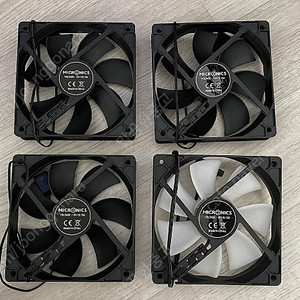 마이크로닉스 케이스팬 120mm 신동 4개