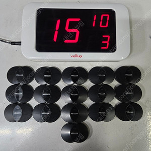 벨럭스 호출벨 세트 vm330a 1대 벨 vb400b 16개 팝니다