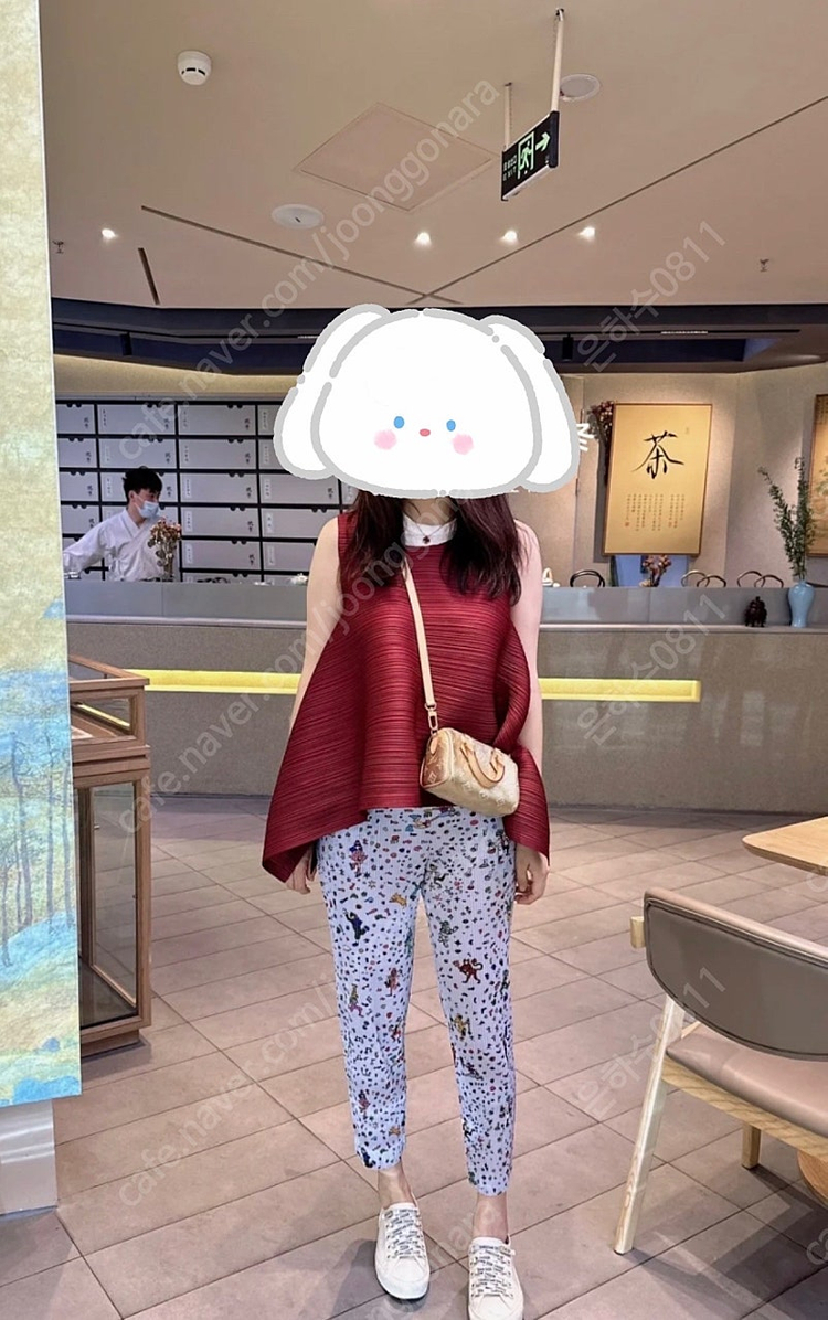 플리츠플리즈 원스텝 팬츠 이미지