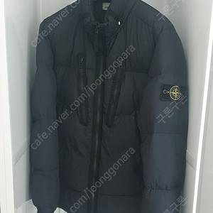스톤아일랜드 21fw 크링클랩스 논후드 패딩(블랙,L)