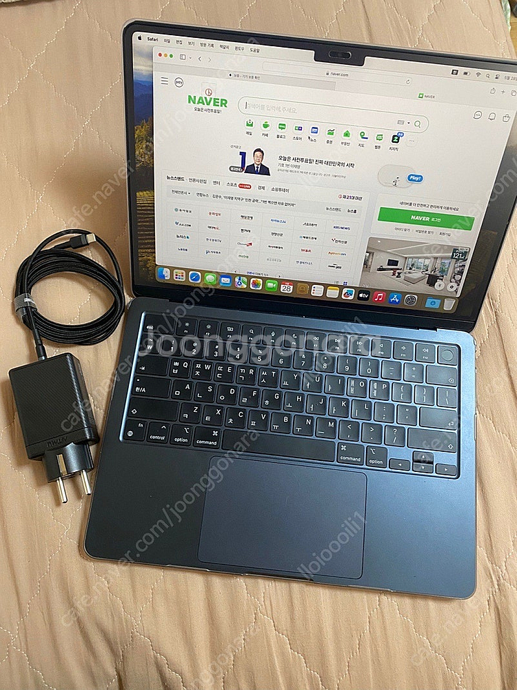 맥북에어 M2 13인치 미드나잇 8GB 256GB 배터...--0