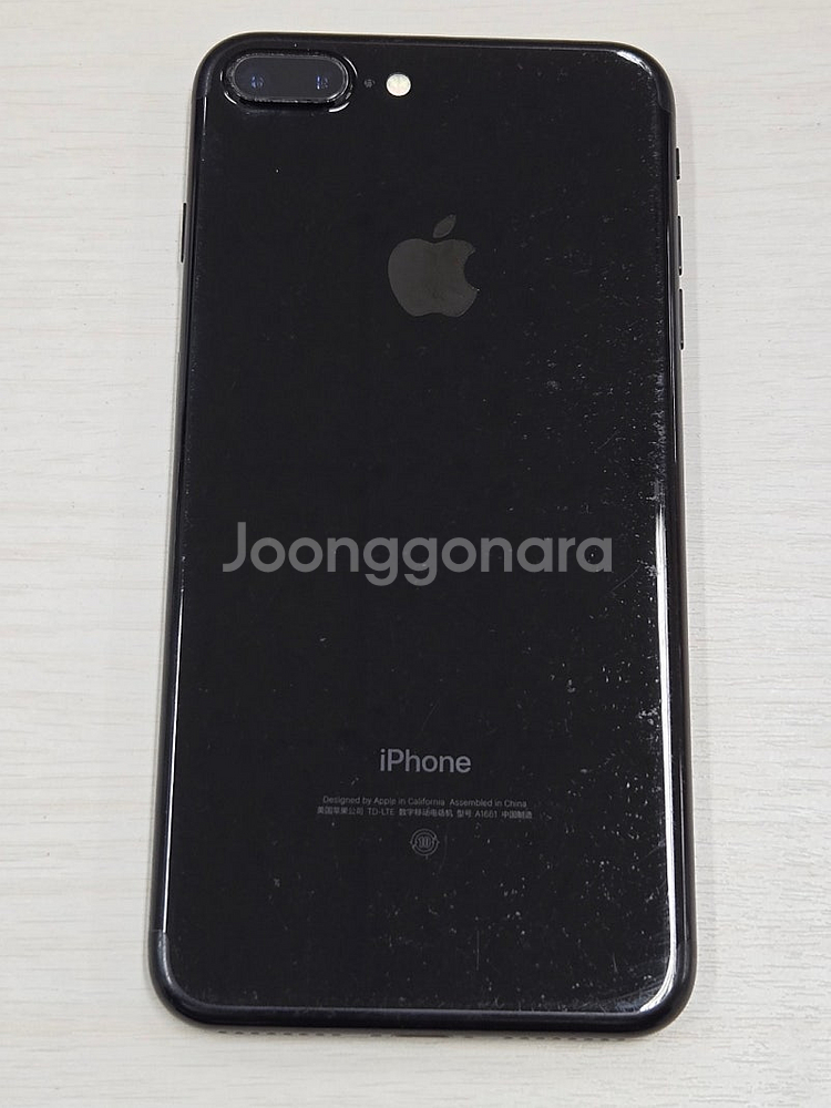 아이폰7플러스 블랙색상 128용량 상태좋은 무잔상 단말기 14만 판매합니다--2