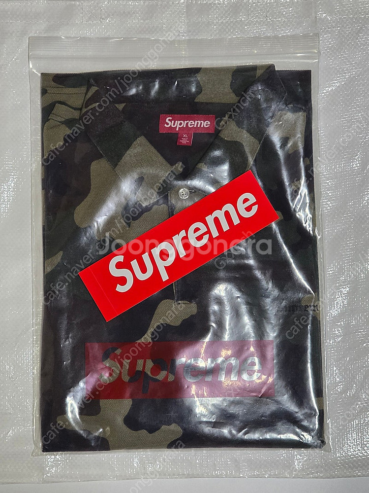 슈프림 카모 폴로셔츠 XL--1