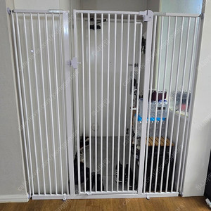 세이펫 반려동물 고양이 안전문 1.5m 대형 (2세대) + 30cm 확장패널 2개
