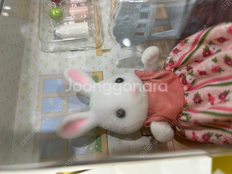 실바니안 눈꽃토끼 엄마, 아기--1