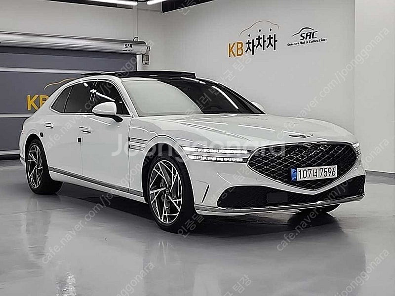 제네시스 G90 중고 제네시스 중고 가격 흰색 2022...--5