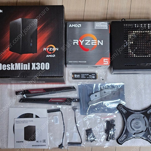 ASRock DeskMini X300, AMD 라이젠5 5600G,마이크론 32GB, NVME 1TB 윈도우 10 프로 완본체 이삿짐 정리중으로 다른것도 판매하니 필요하신것 있