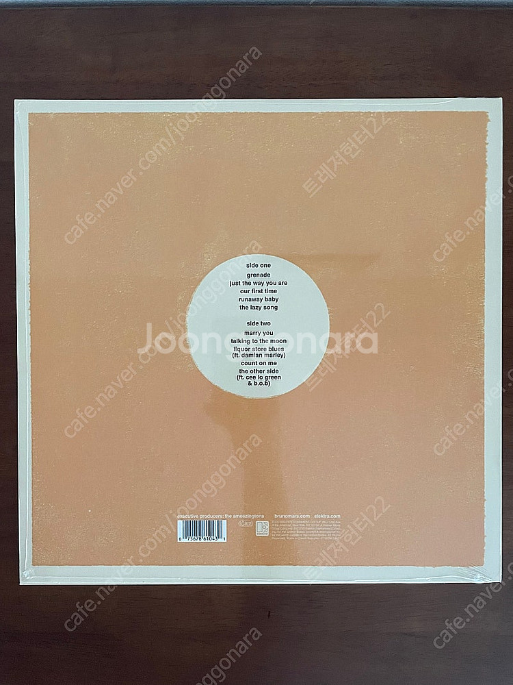 브루노 마스 Doo-Wops LP 한정판--1