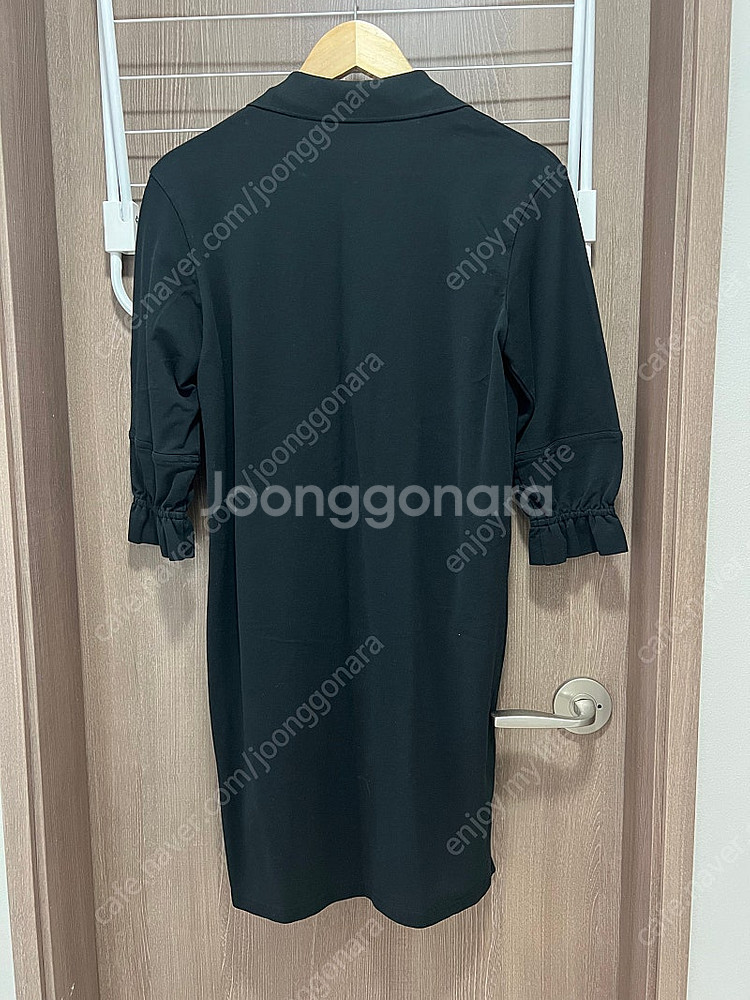 라코스테 셔츠원피스 블랙--4