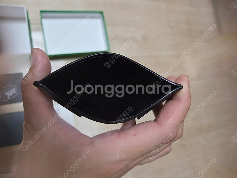 보테가 베네타 카드 케이스 램스킨 & 카프스킨 블랙--5