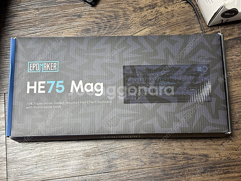 에포메이커 HE75 Mag 레피드트리거 키보드 팝니다.--0