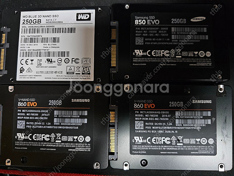 960EVO 1TB, 860 EVO 500GB 등등 각...--5