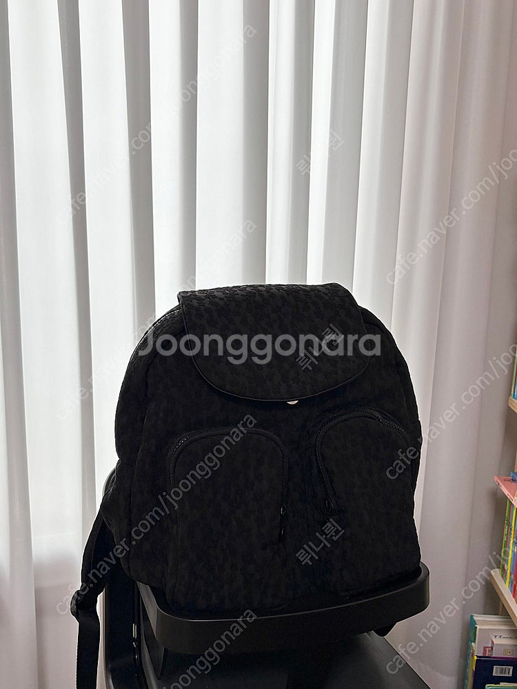 프레젠트프로젝트 체리블라썸 백팩 블랙 프프--0