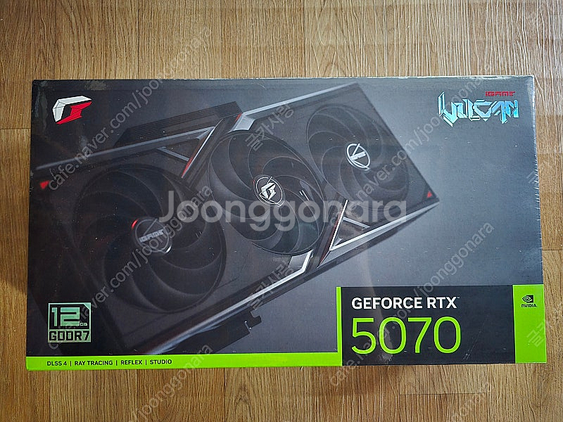 광주) 컬러풀 RTX 5070 불칸 vulcan 미개봉--0