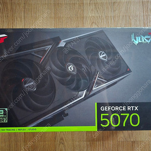 광주) 컬러풀 RTX 5070 불칸 vulcan 미개봉