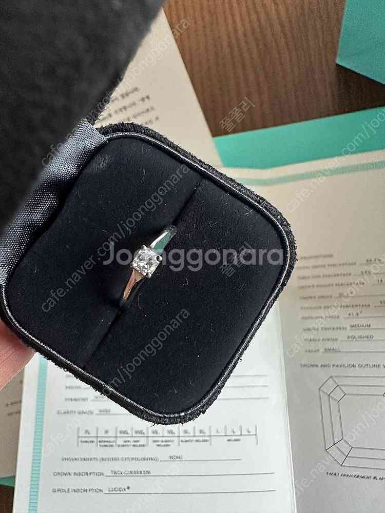 티파니앤코 루시다컷 다이아몬드링220만착불--3