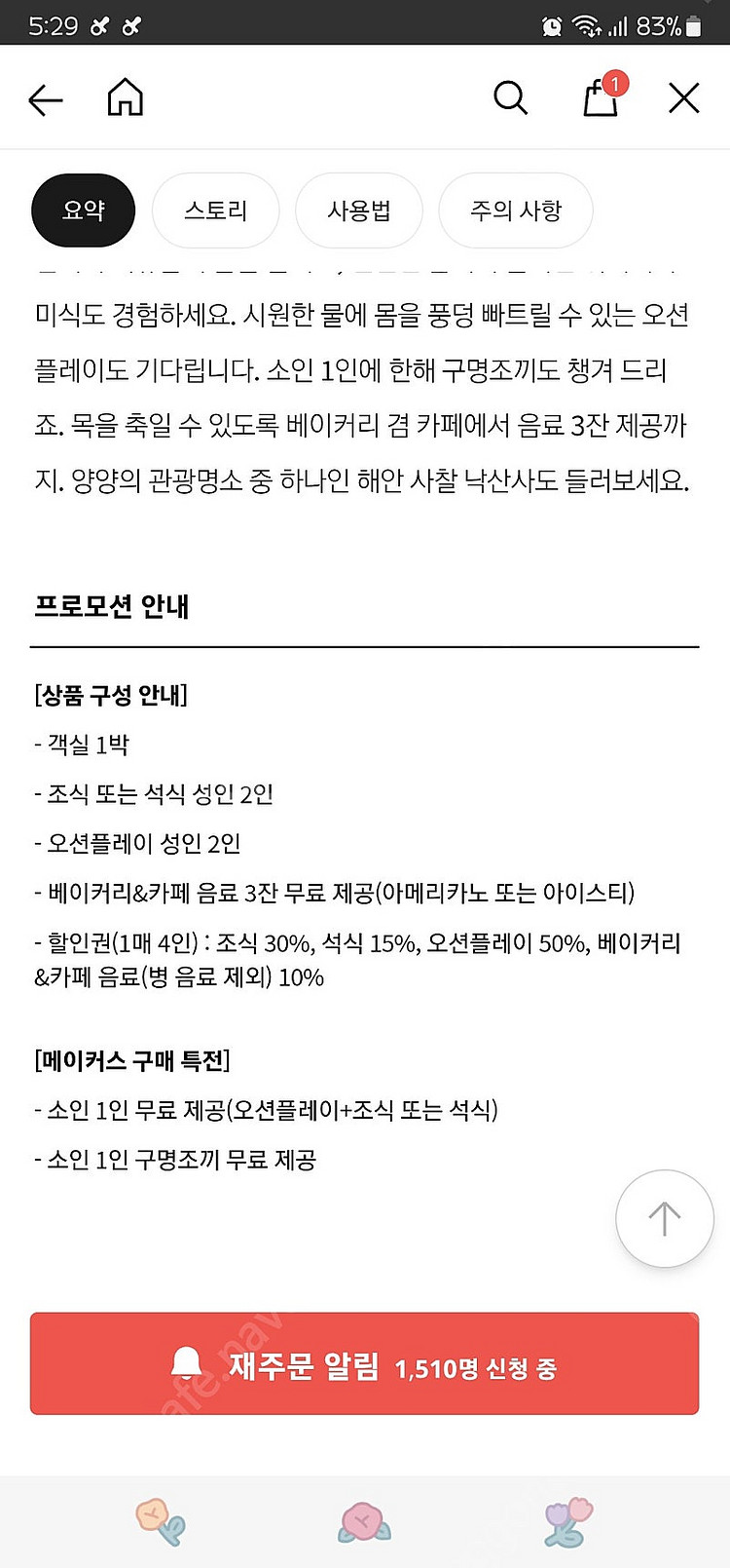 쏠비치 양양 / 호텔 패밀리 슈페리어 / 스탠다드 / ...--0
