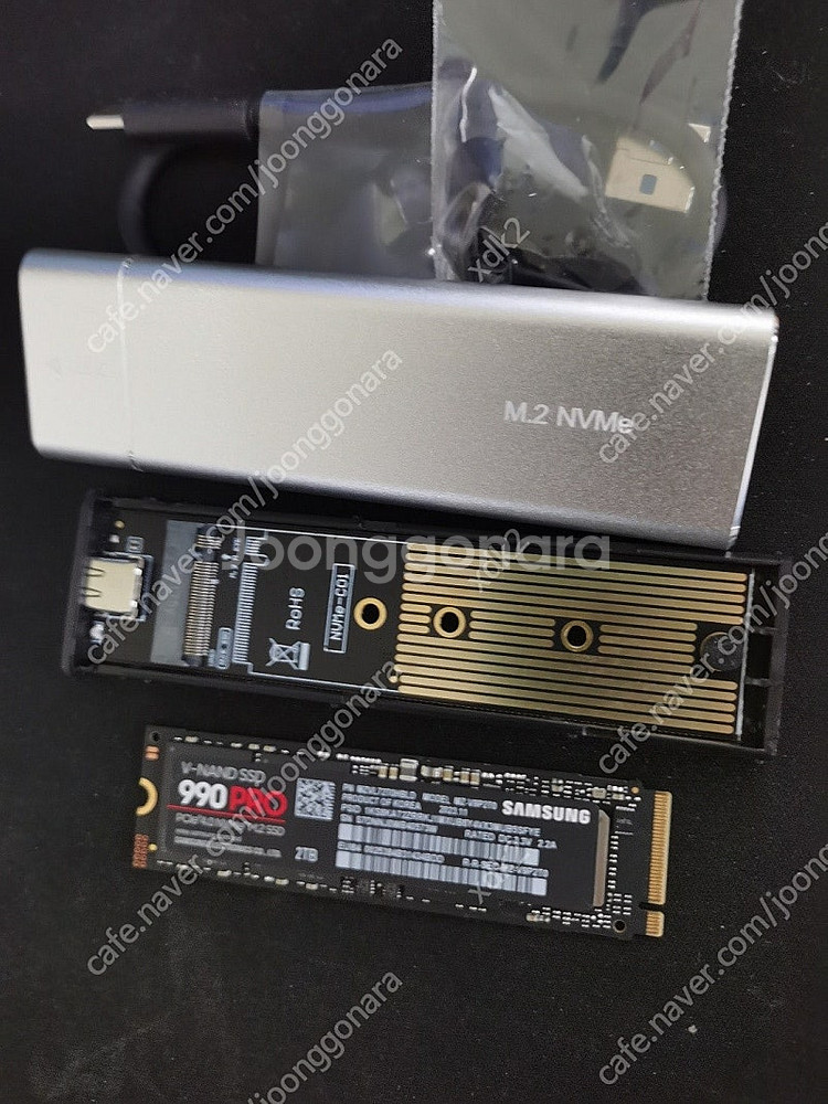 삼성 990 PRO 2TB SSD + M.2 USB-C...--0