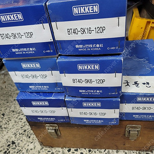 고속회전용 슬림척 닛켄 BT40 SK6, SK10, SK16 신품, 중고