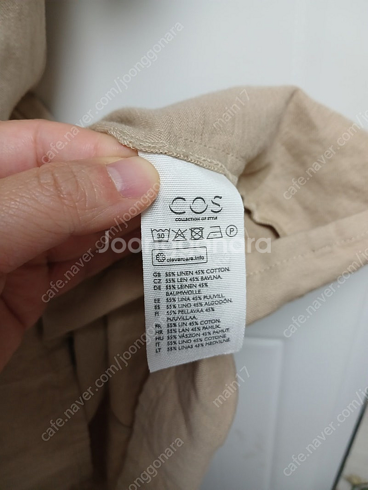 코스 cos 린넨 원피스--4
