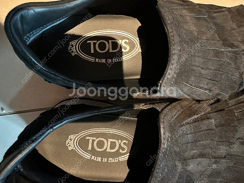 토드 토즈 TOD’S 여자 스웨이드 로퍼 블랙 사이즈 ...--5