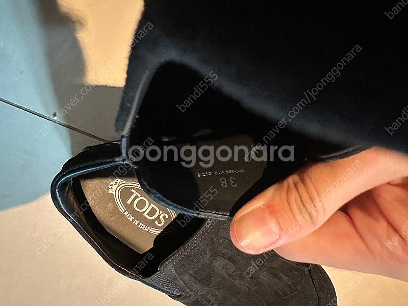 토드 토즈 TOD’S 여자 스웨이드 로퍼 블랙 사이즈 ...--6