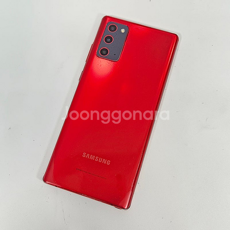 * 갤럭시 노트20 레드 256GB 액정깨끗/기능정상/...--0