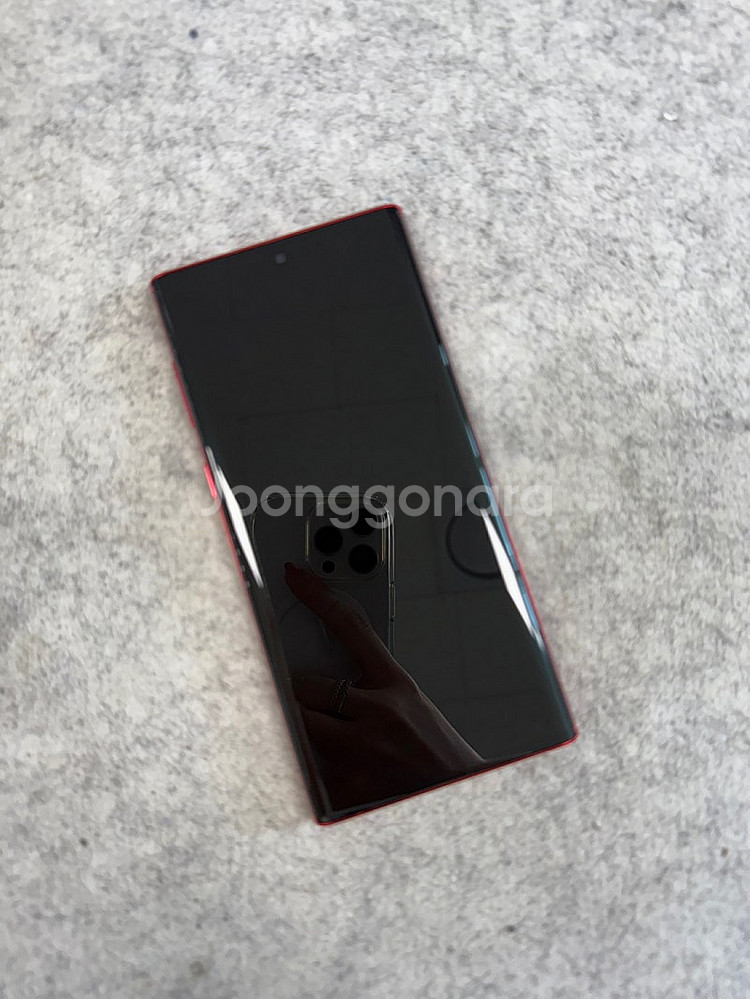 (A급)갤럭시노트10 5G 레드 256G 미파손 깨끗한...--3