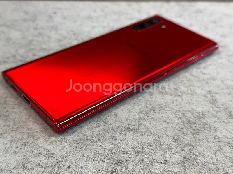 (A급)갤럭시노트10 5G 레드 256G 미파손 깨끗한...--7