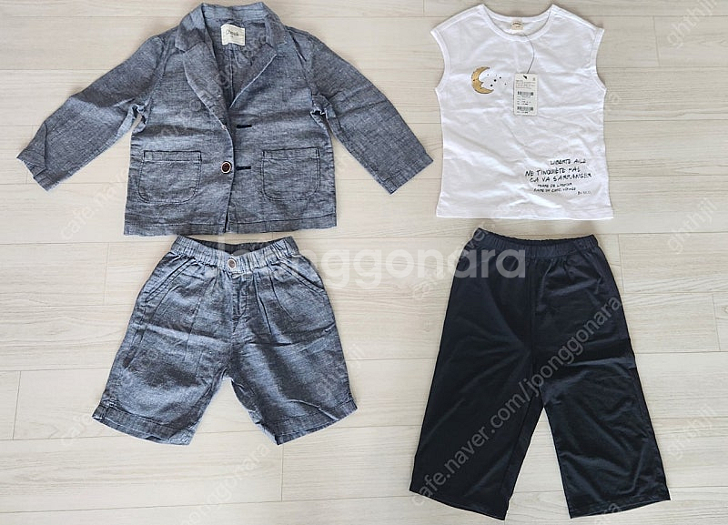 치크 남아 정장 110, 티셔츠 일괄--0