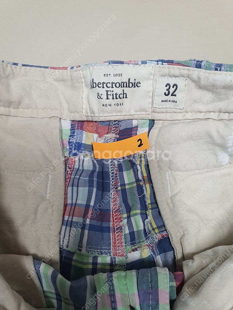 폴로, 아베크롬비, 제이크루 패치워크 자수 카모 반바지...--5