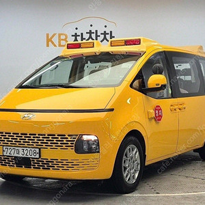 어린이보호차량 중고 현대 스타리아 중고차 할부 노란색 2023년식 13,900km 11인승 어린이 보호차량 수원중고차