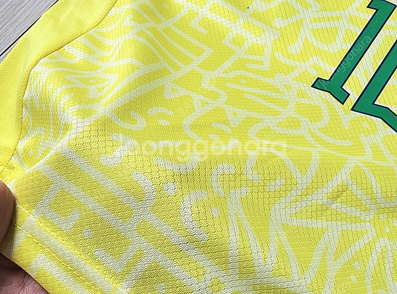 (당일발송) 네이마르 브라질 키즈 축구 유니폼 새제품....--7