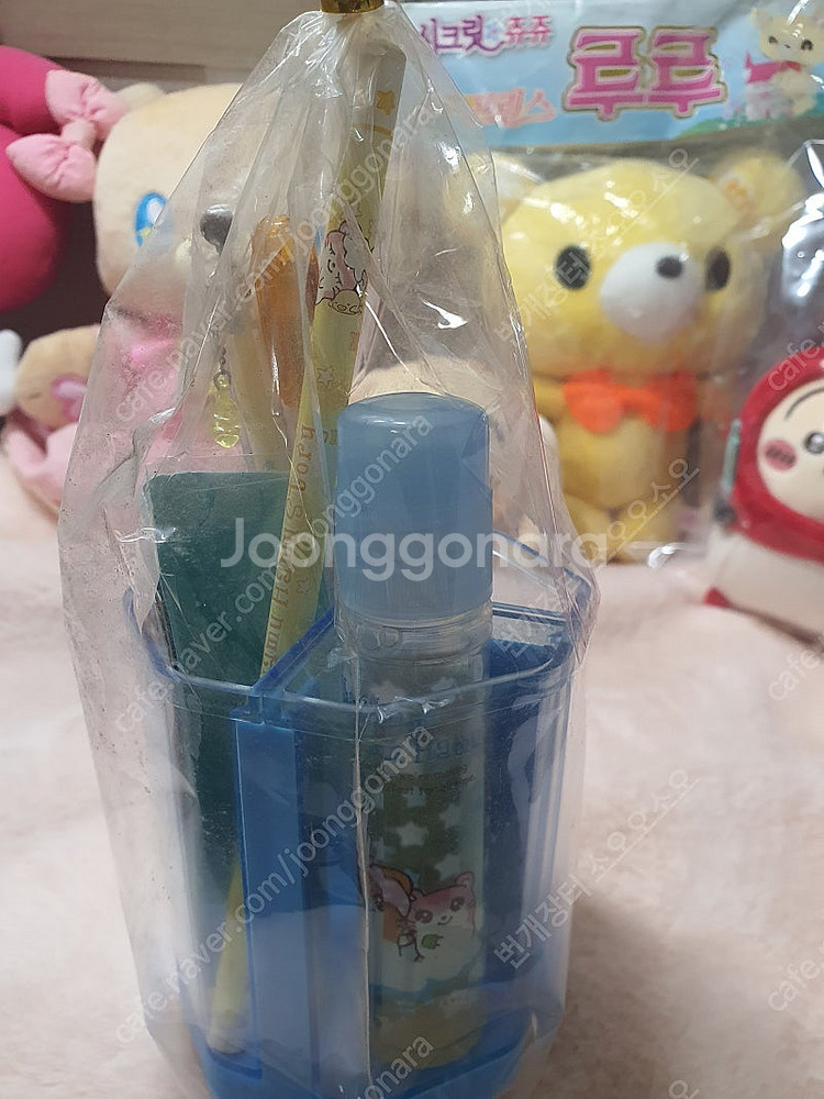 미개봉) 고전문구 하무하무 햄스터 연필꽂이 문구 세트--4