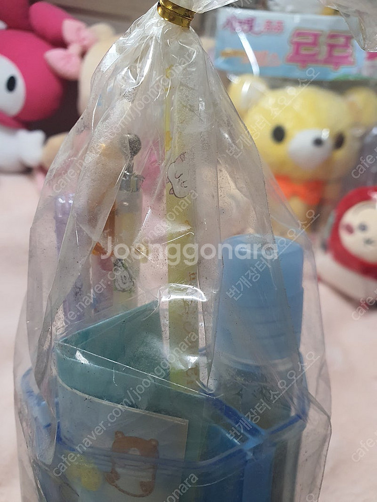 미개봉) 고전문구 하무하무 햄스터 연필꽂이 문구 세트--6