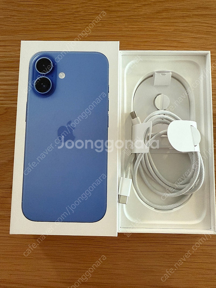 아이폰16 울트라마린 256GB (배터리 성능 100%...--0