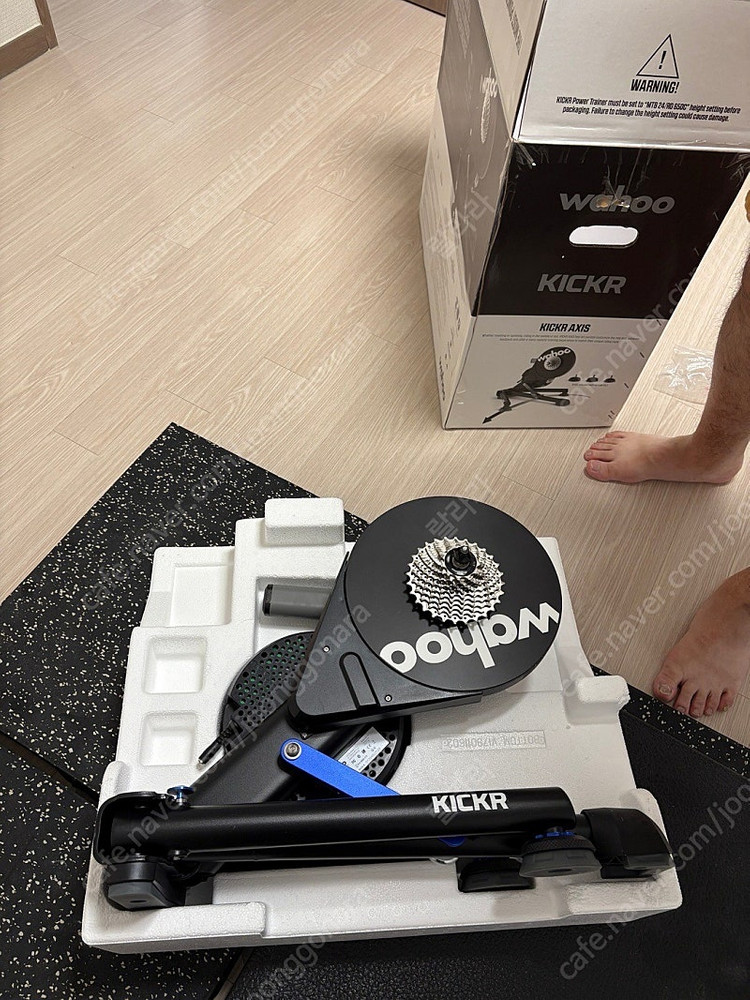 와후 키커 5세대+소음방지 매트+휠블럭+매트+데스크--2