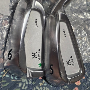 미우라 CB-302 아이언입니다 5번, 6번 아이언헤드
