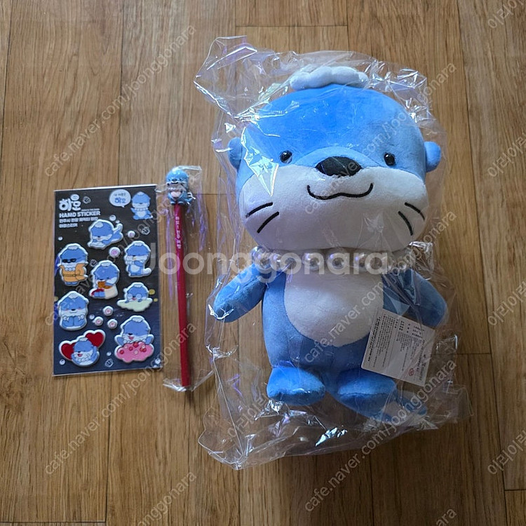 하모인형 연필 스티커 진주 기념품 수달인형 일괄판매--0