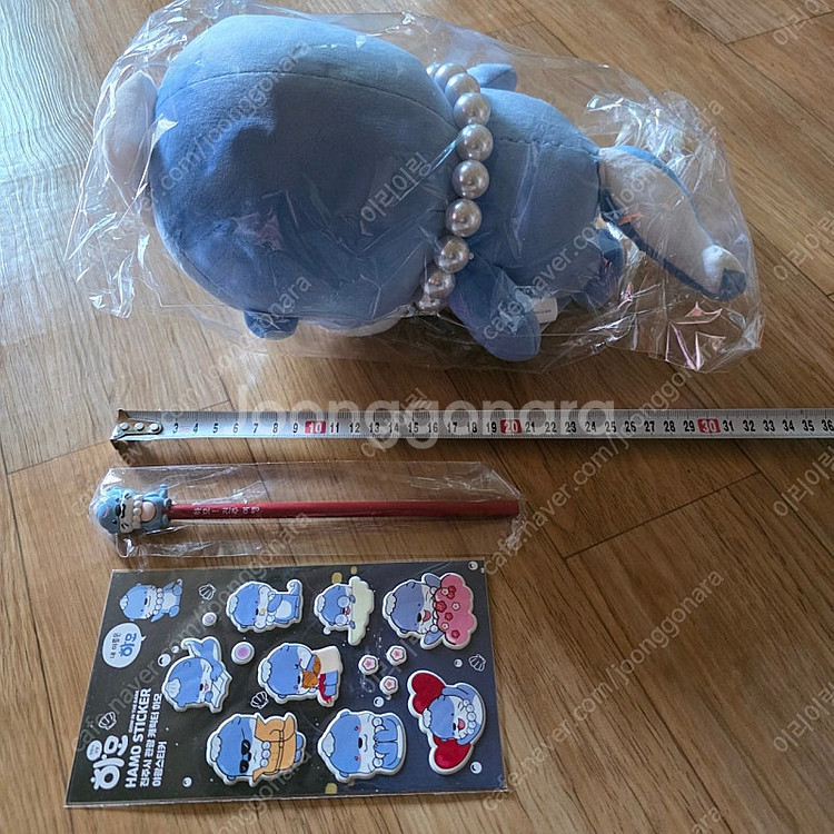 하모인형 연필 스티커 진주 기념품 수달인형 일괄판매--1